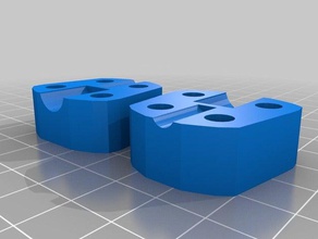 paramétrico de acoplamento do eixo 5mm a 10mm Impressora 3d peças personalizado 3d print model - Mito3D