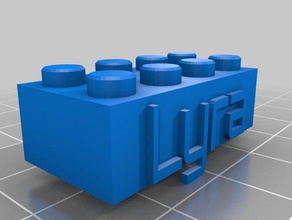 lyra bloc jouets de construction personnalisé 3d print model - Mito3D