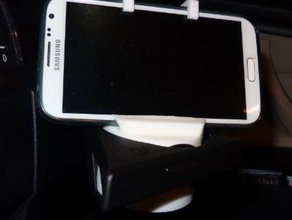 support de t l phone verser porte gobelet téléphone mobile 3d print model - Mito3D