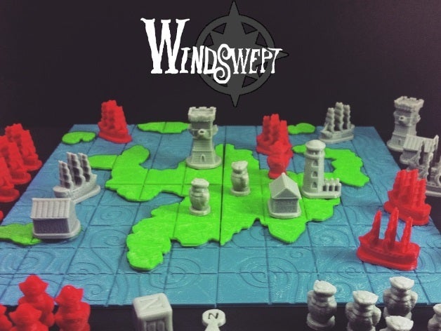 windswept games architecture board boardgame compass fantasy game historical house ill gotten mini miniature model modular nautical ocean piracy pirate sail sea ship strategy tabletop tactics tower war wargame 3D print model - Mito3D
