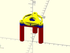 e3d v5 montagem de rostock mini Impressora 3d peças delta 3d print model - Mito3D