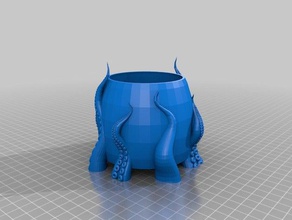 octopus tentacle-cup 3d-drucken 3d print model - Mito3D