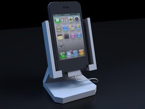 iphone stand update mobile 3d print model - Mito3D