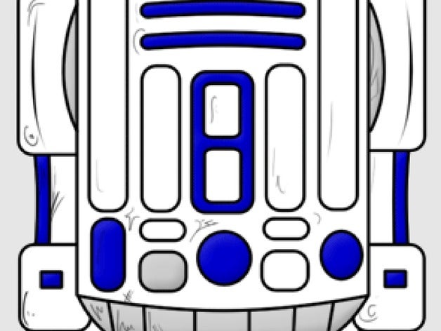 r2d2 l'art des outils 3D print model - Mito3D