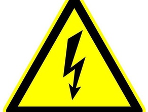 avertissement risque de choc électrique d'autres la prudence sécurité svg panneau d'avertissement 3d print model - Mito3D