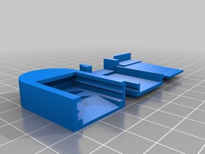 complete 3 piece clip modified 2 quick release 3d print model - Mito3D