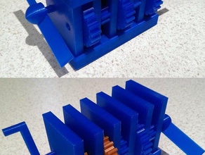 5-fase di cambio cool strumento educativo giocattoli meccanici riduttore 3d print model - Mito3D