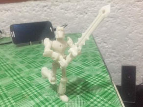 ajustable de la figura acción modelo robots el robot tinkerplay 3d print model - Mito3D