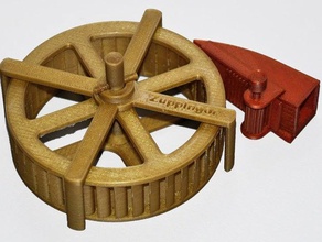 zuppinger turbine mechanical toys water 3d print model - Mito3D