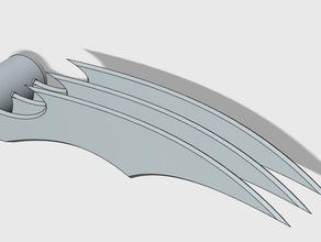 battleclaw v01 savaş bıçak claw hançer marvel kılıç wolverine 3d print model - Mito3D