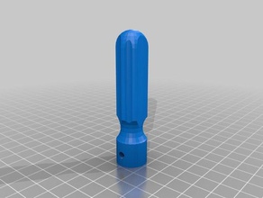 25 mm punta da trapano maniglie utensili a mano su misura la maniglia 3d print model - Mito3D