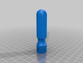 3mm punta da trapano maniglie utensili a mano su misura la maniglia 3d print model - Mito3D