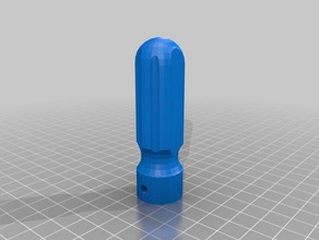 8mm punta da trapano maniglie utensili a mano su misura la maniglia 3d print model - Mito3D