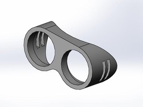 1-Zoll-mini-Brille Spielzeug & game Zubehör barbie goggle Schutzbrille mini der Miniatur Sicherheit 3d print model - Mito3D