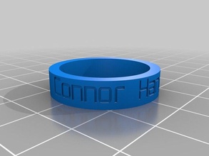 connor ring Ringe angepasst 3d print model - Mito3D