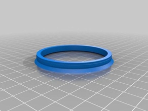 minha personalizado roda aro de montagem do centro anel partes 3d print model - Mito3D