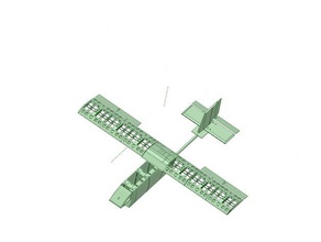 3d print rc airplane r c vehicles uav diy radioshack modeling project 3d print model - Mito3D