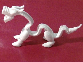dragón de juego juegos y juguetes chino figura juguete 3d print model - Mito3D