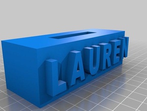 lauren 3d baskı 3d print model - Mito3D