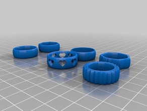 anneaux vous ne devinerez jamais plus d'anneaux L'impression 3d 3d print model - Mito3D