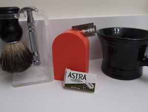 segurança lâmina de barbear banco casa banho caixa agulhas usado 3d print model - Mito3D