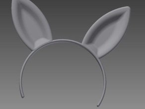 bunny-Ohren - Zubehör bunny Ostern 3d print model - Mito3D