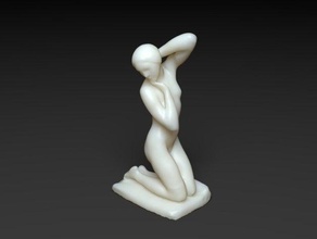 fragilina repaired sculptures female met sculpture 3d print model - Mito3D