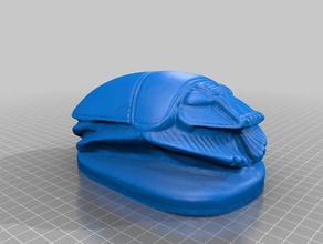 Mısır scarab tarama ve kopyaları oyma bokböceği 3d print model - Mito3D