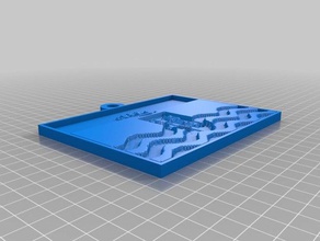 bandera 2d sanat özelleştirilmiş 3d print model - Mito3D