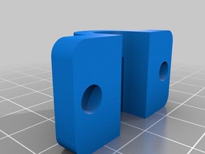 Klemme 10mm Stab 3d-Drucker Teile prusa i3 3d print model - Mito3D