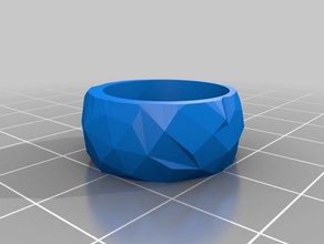 low poly anello accessori 3d print model - Mito3D