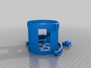 swivel cupholder 3d printing 3d print model - Mito3D