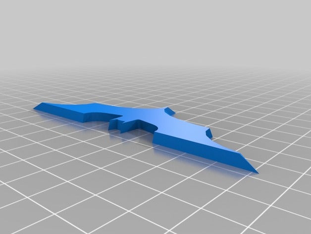 batarang A impressão 3d 3D print model - Mito3D