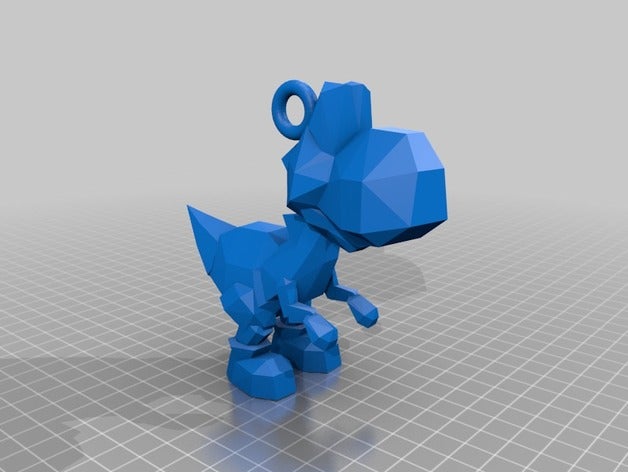 yoshi clé de la chaîne L'impression 3d 3D print model - Mito3D