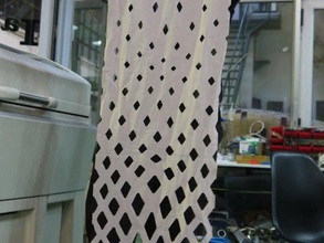 parametrico modello laser per il taglio del tessuto moda sciarpa a intaglio 3d print model - Mito3D