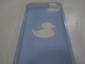 duckie iphone 5 case mobile iphone5 3d print model - Mito3D