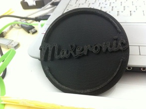 makeronic paralar rozetleri 3dprinter tasarım formfutura marienbad milano pla plaka sharebot 3d print model - Mito3D