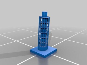 leaning tower pisa buildings & structures 3d print model - Mito3D