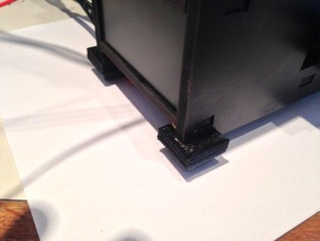oneup printer foot 3d accessories feet insulation noise q3d vibration 3d print model - Mito3D