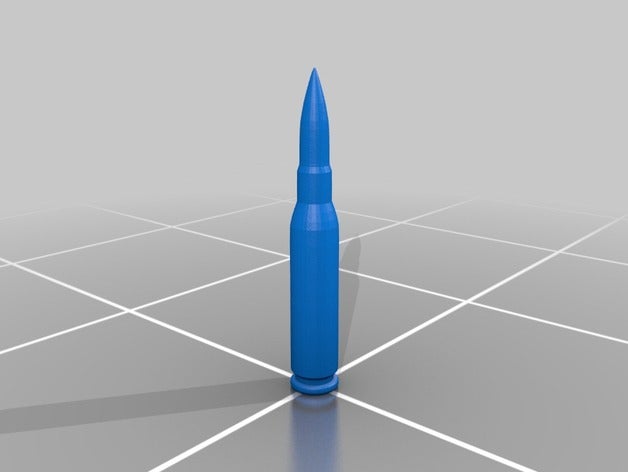 50 bullet 3d printing bullets 3D print model - Mito3D