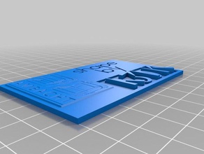 r3dk busi 001 L'impression 3d carte de visite 3d print model - Mito3D