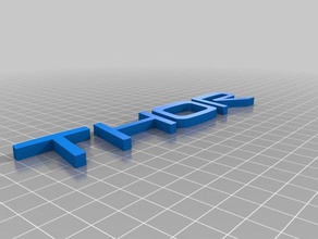 thor badge volvo 3d printing car emblem letter letters 3d print model - Mito3D