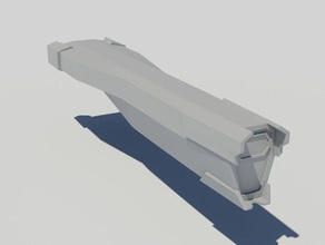 navio transportador veículos transportadora nave espacial 3d print model - Mito3D