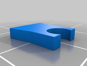 deltaprintr bowden clips Impresora 3d accesorios clip extrusor el guía de tubo la actualización 3d print model - Mito3D