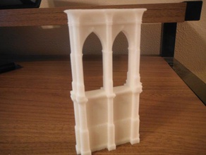 brooklyn bridge tower buildings & structures engineering new york solidworks structure 3d print model - Mito3D