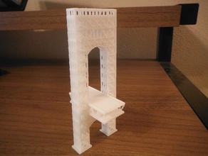 george washington bridge buildings & structures engineering new york structure tower 3d print model - Mito3D
