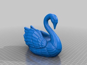 Schwan scans & Replikate Figur 3d print model - Mito3D