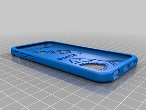 omg shark iphone 6 case iphone iphone 6 iphone 6 case 3d print model - Mito3D