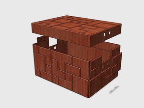 secret box Container 3d print model - Mito3D
