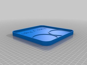 meu personalizados sofá spud paramétrico de bandeja cozinha e sala jantar personalizado 3d print model - Mito3D